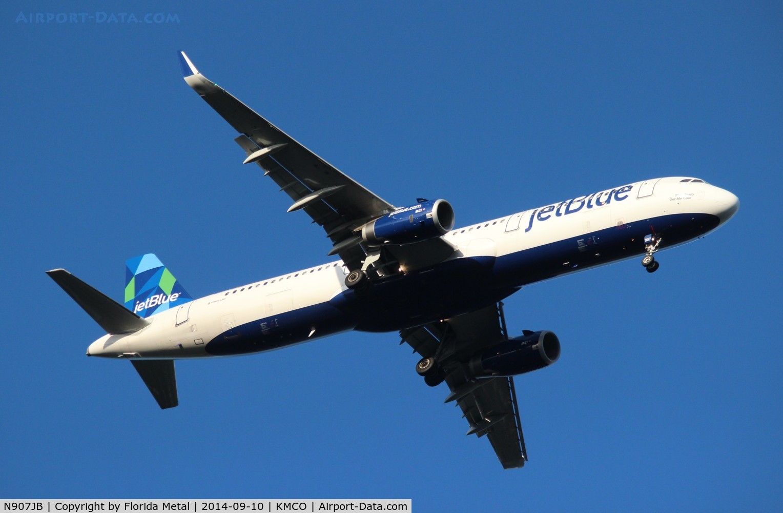 N907JB, 2013 Airbus A321-231 C/N 5865, Jet Blue