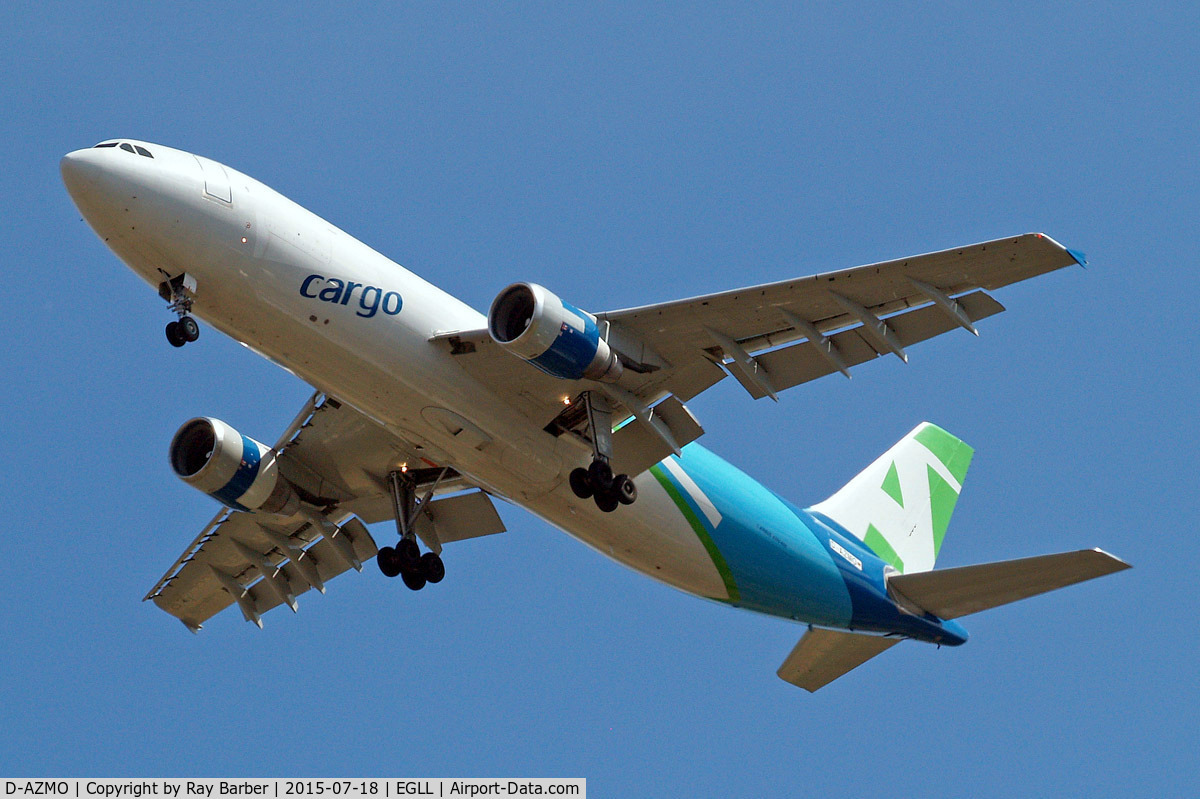 D-AZMO, 2006 Airbus A300F4-622R(F) C/N 0872, Airbus A300F4-622R [872] (DHL) Home~G 18/07/2015. On approach 27R.