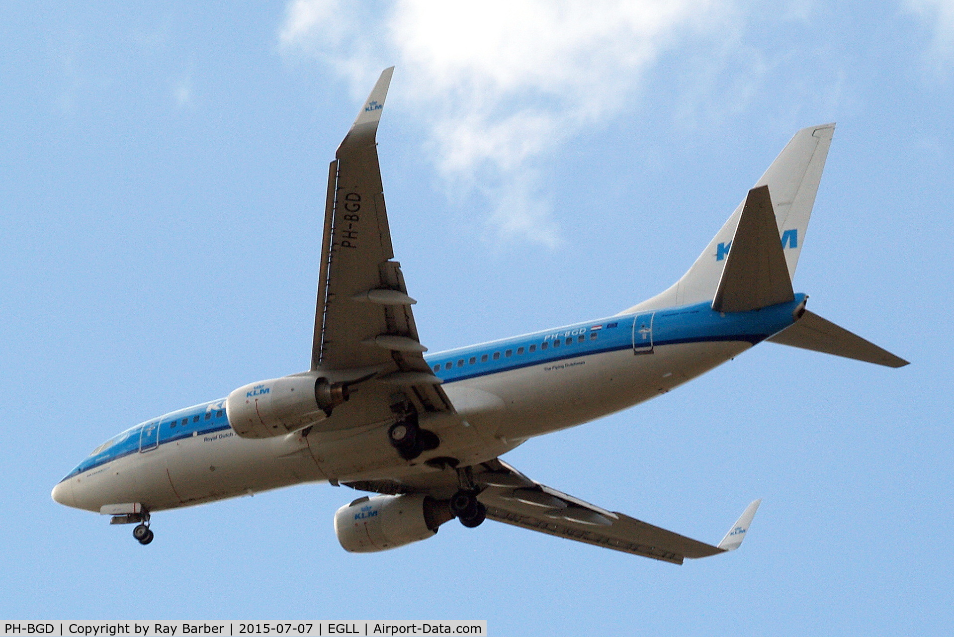 PH-BGD, 2008 Boeing 737-7K2 C/N 30366, Boeing 737-7K2 [30366] (KLM-Royal Dutch Airlines) Home~G 07/07/2015. On approach 27R.