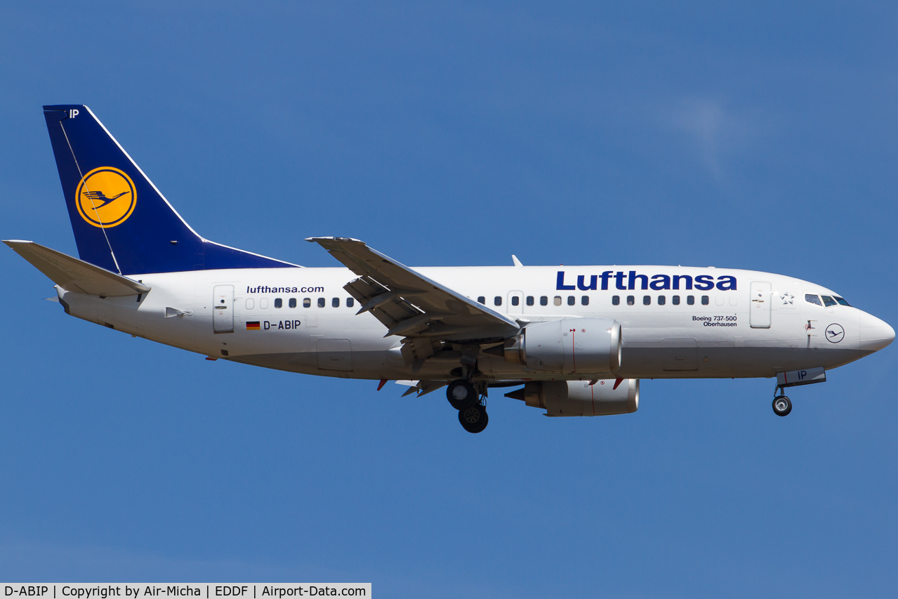 D-ABIP, 1991 Boeing 737-530 C/N 24940, Lufthansa