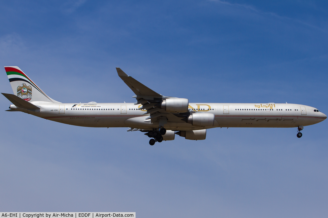 A6-EHI, 2008 Airbus A340-642X C/N 929, Etihad Airways