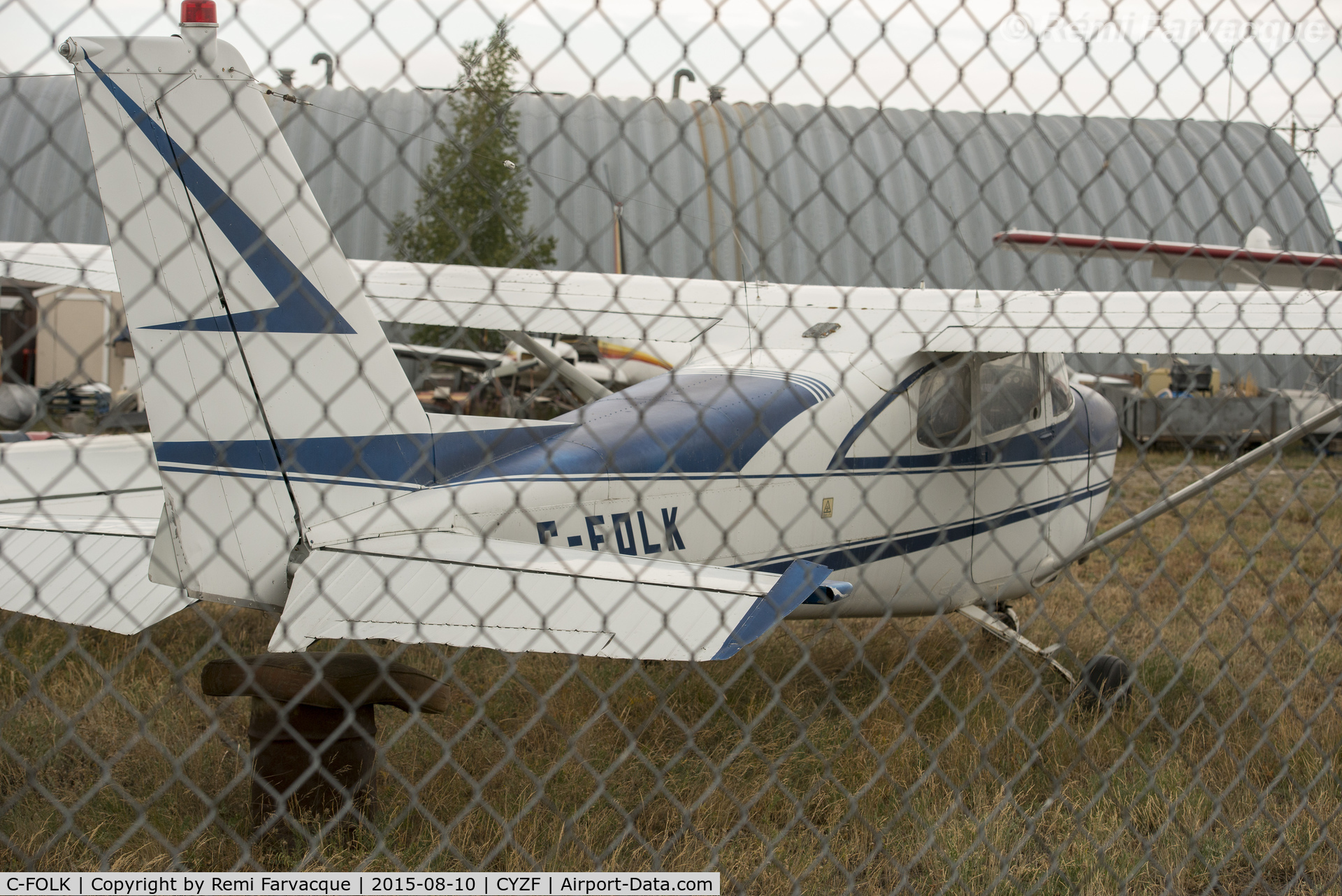 C-FOLK, 1962 Cessna 175C Skylark C/N 175-57117, In wreck area of Ursus Aviation. No prop.