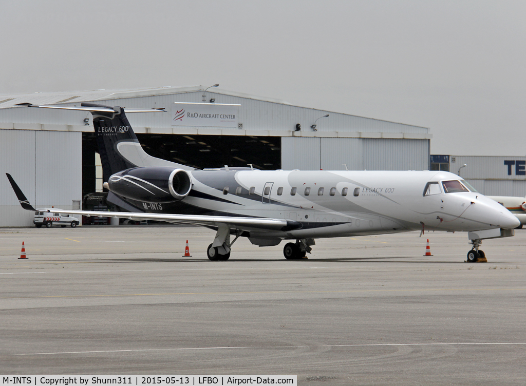 M-INTS, 2008 Embraer EMB-135BJ Legacy C/N 14501048, Parked at the General Aviation area...