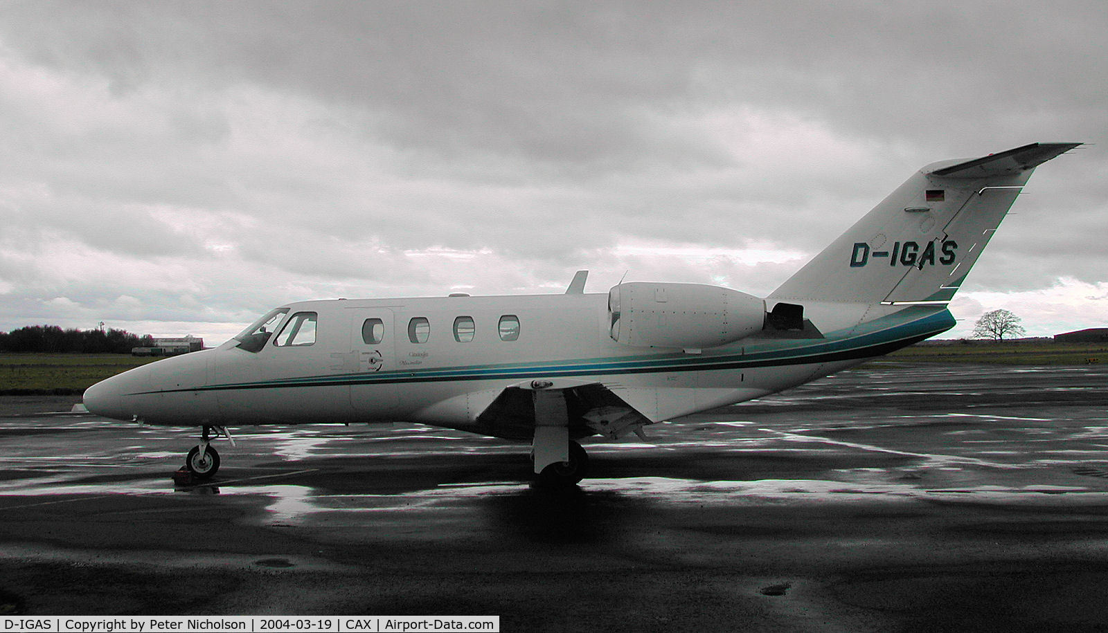 D-IGAS, 1997 Cessna 525 CitationJet C/N 525-0223, Another view of this Cessna 525 CitationJet seen at Carlisle in the Spring of 2004.