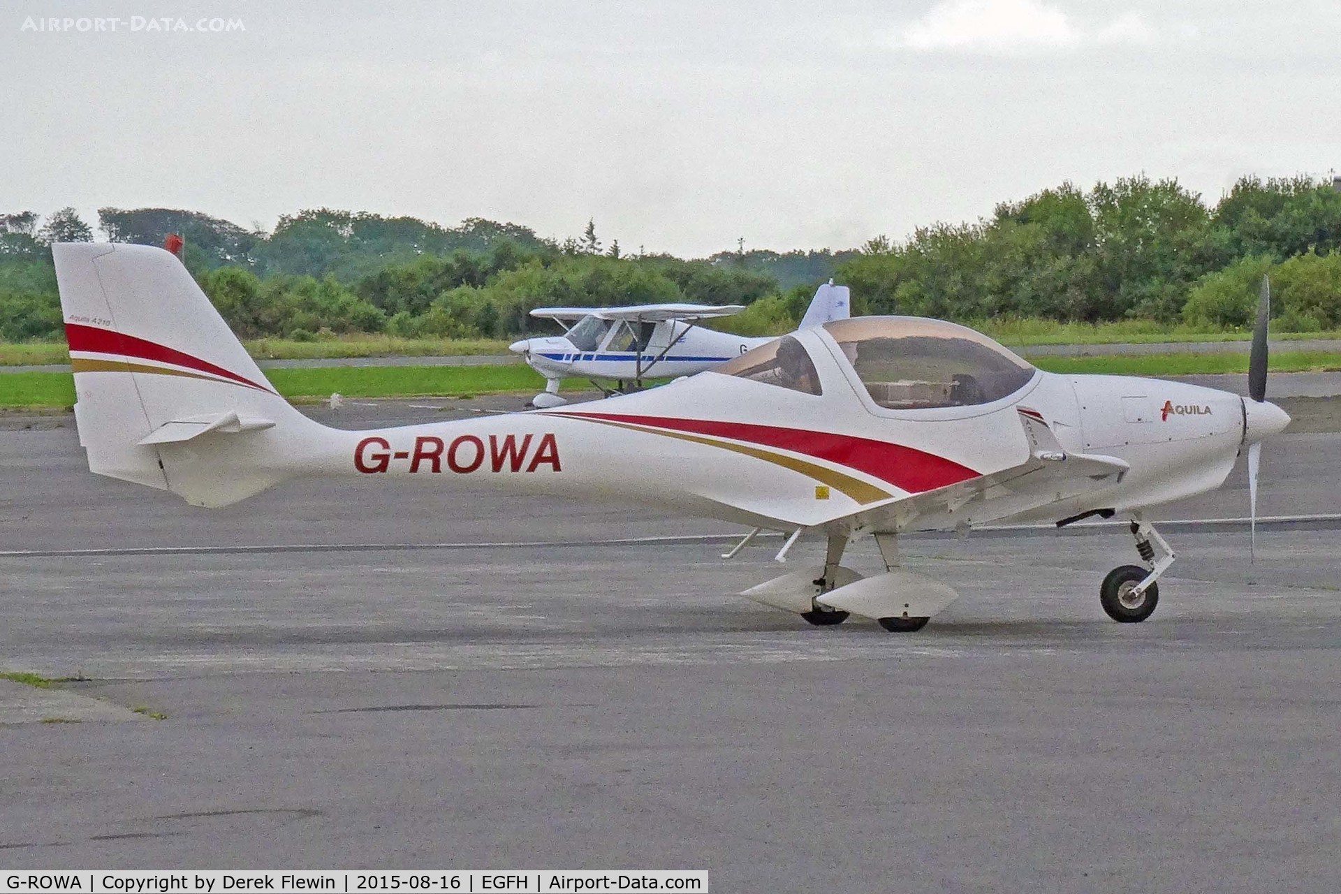 G-ROWA, 2007 Aquila A210 (AT01) C/N AT01-174, AT01, parked up.