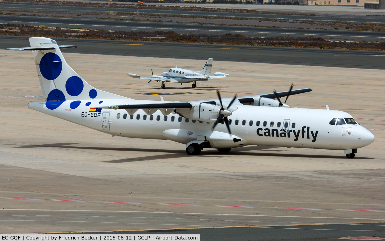 EC-GQF, 1996 ATR 72-202 C/N 489, on final RW03L