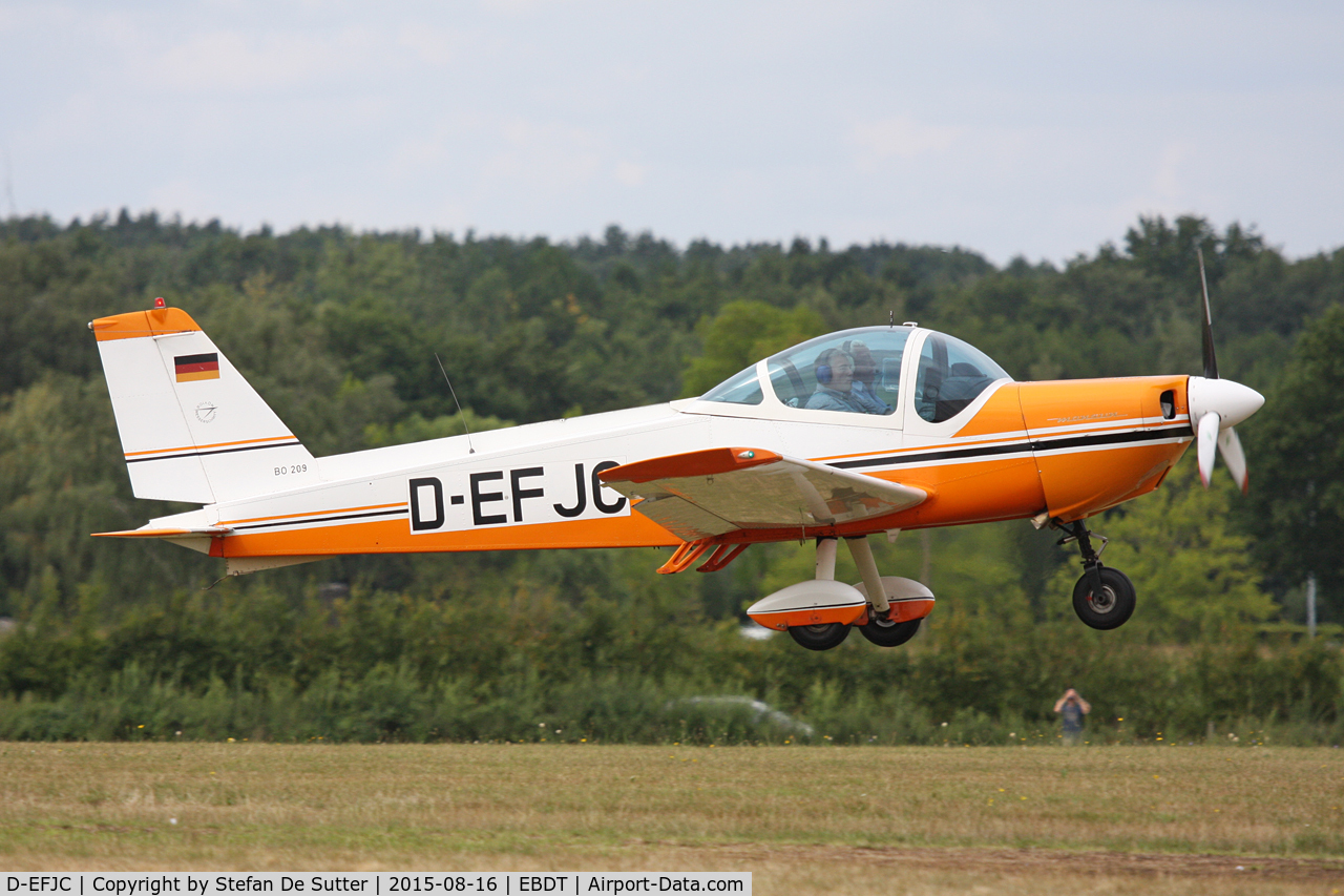 D-EFJC, 1971 Bolkow BO-209 Monsun 160RV C/N 125, Schaffen Old Timer Fly In 2015.