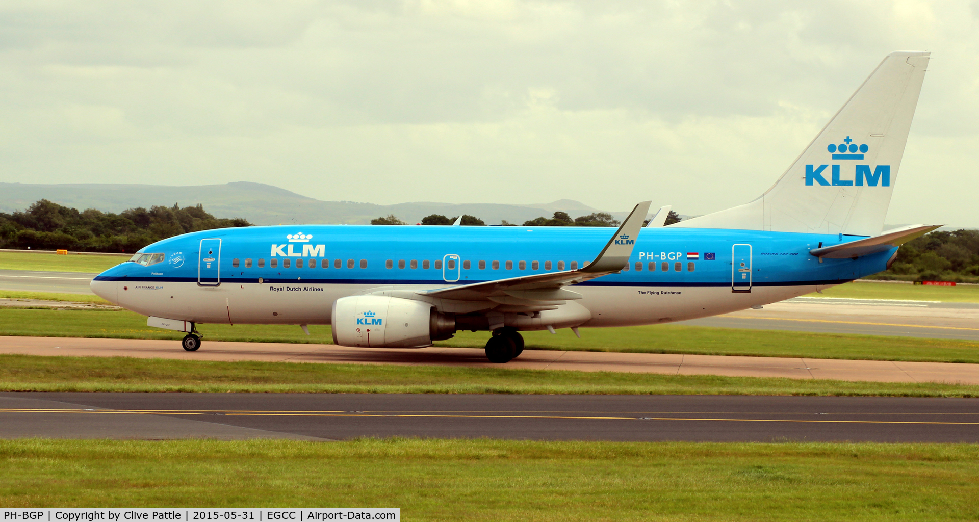 PH-BGP, 2011 Boeing 737-7K2 C/N 38127, KLM arrival at Manchester EGCC
