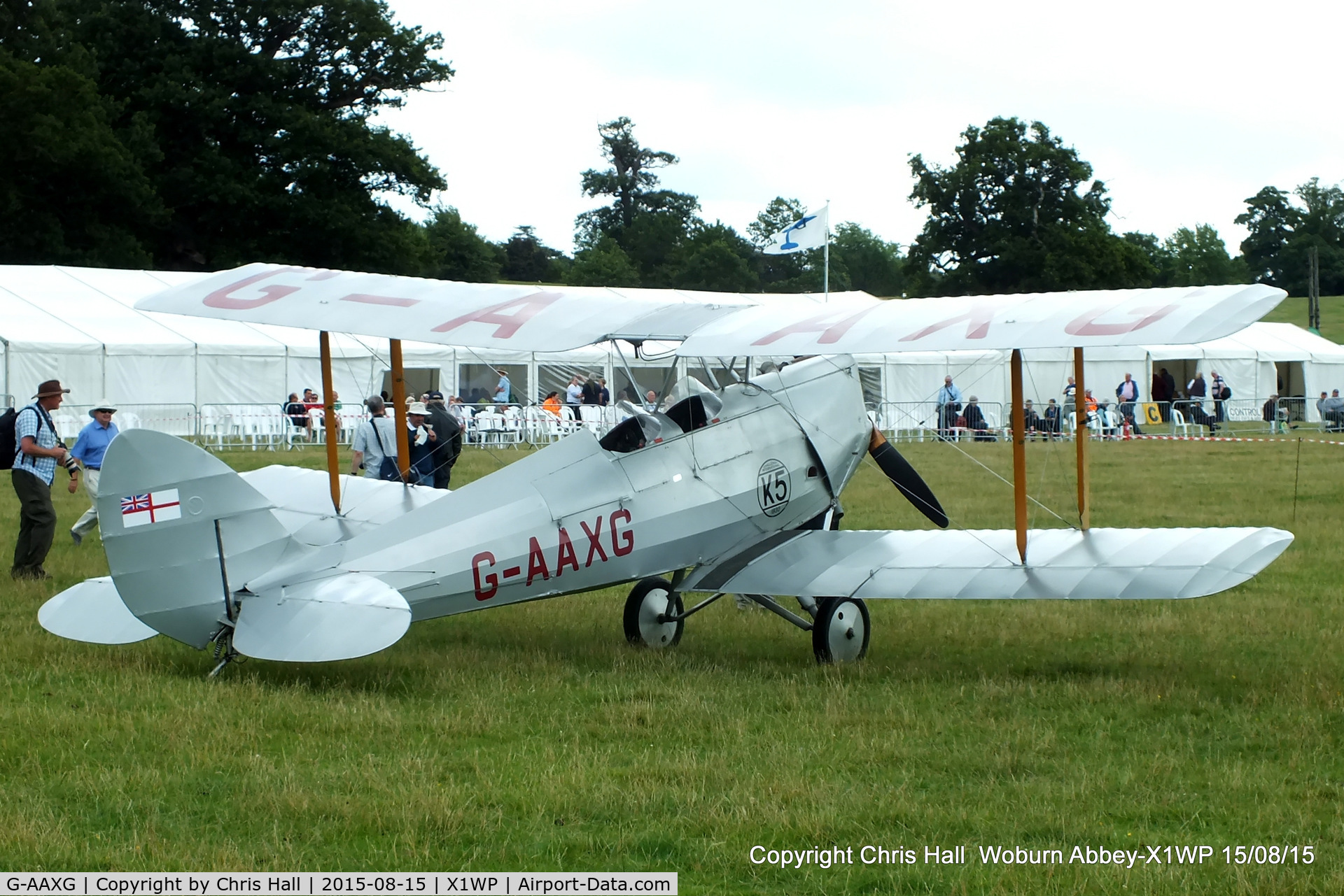 G-AAXG, 1930 De Havilland DH.60M Moth C/N 1542, International Moth Rally at Woburn Abbey 15/08/15