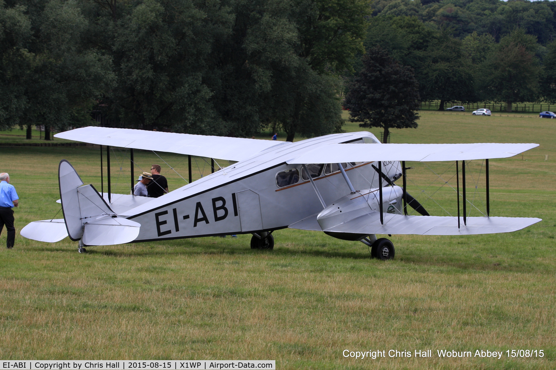 EI-ABI, 1936 De Havilland DH-84 Dragon 2 C/N 6105, International Moth Rally at Woburn Abbey 15/08/15