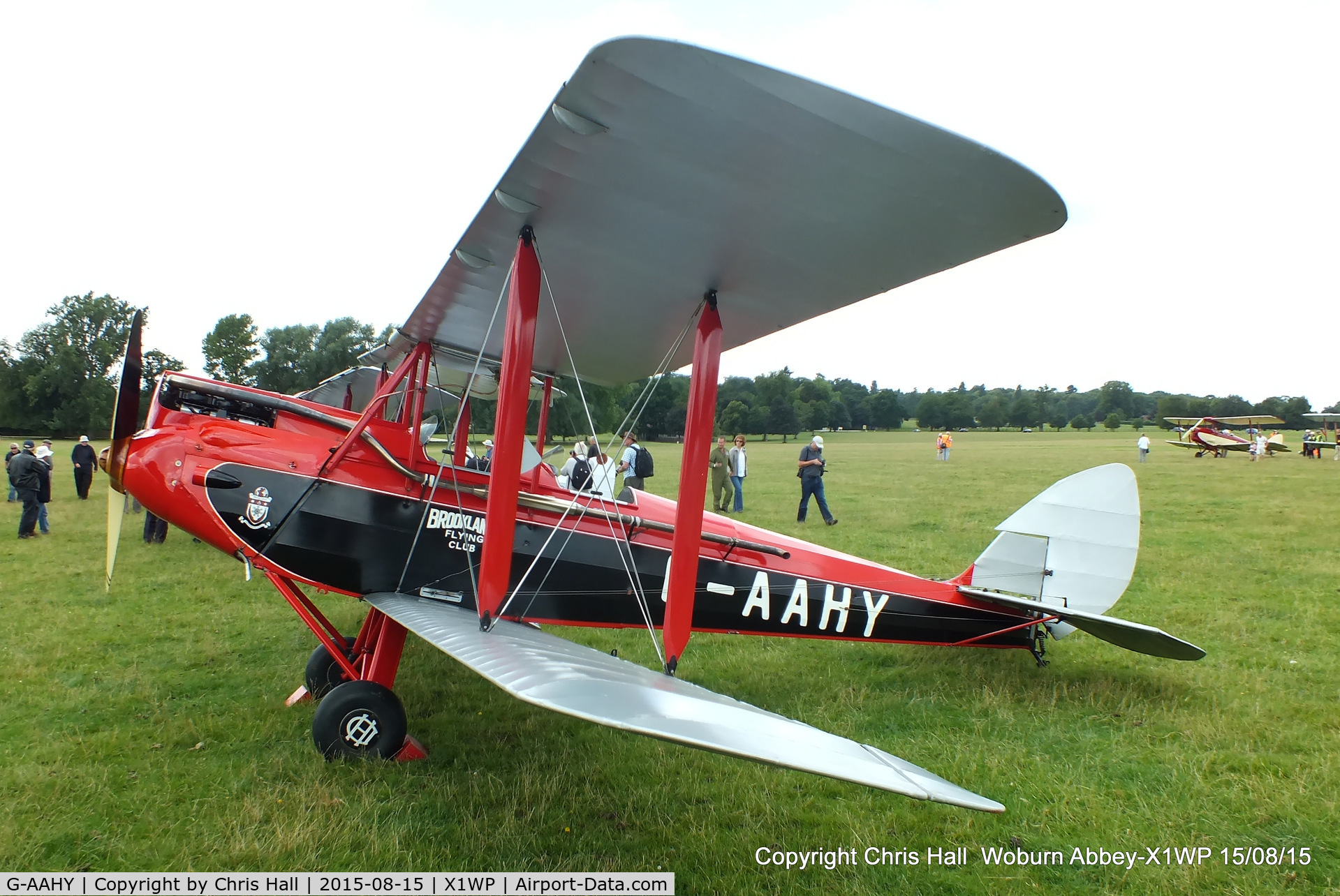 G-AAHY, 1929 De Havilland DH.60M Moth C/N 1362, International Moth Rally at Woburn Abbey 15/08/15