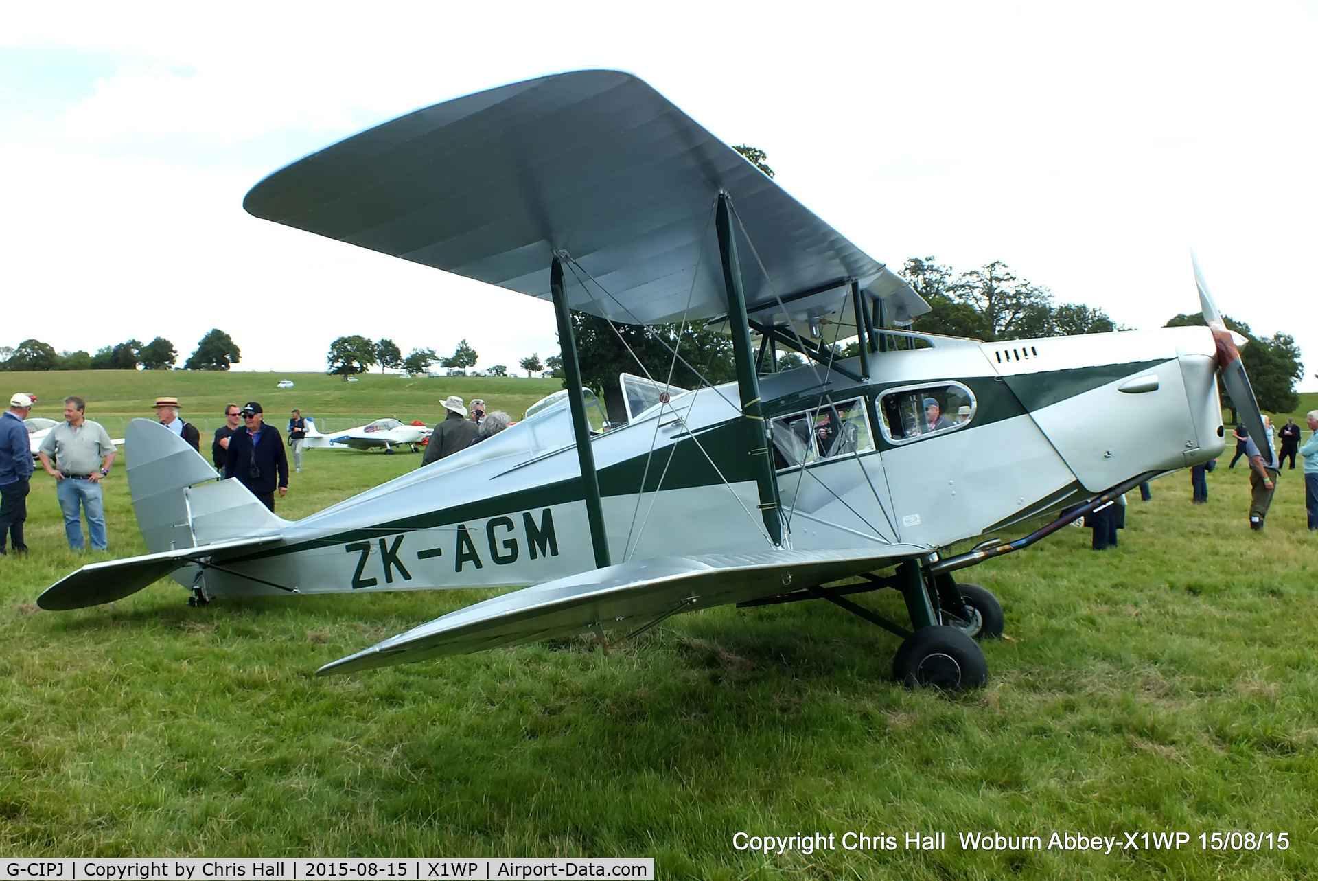 G-CIPJ, 1938 De Havilland DH.83 Fox Moth C/N TS2810, International Moth Rally at Woburn Abbey 15/08/15