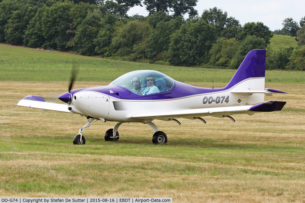 OO-G74, 2003 B & F Technik FK-14B Polaris C/N 019, Schaffen Old Timer Fly In 2015.