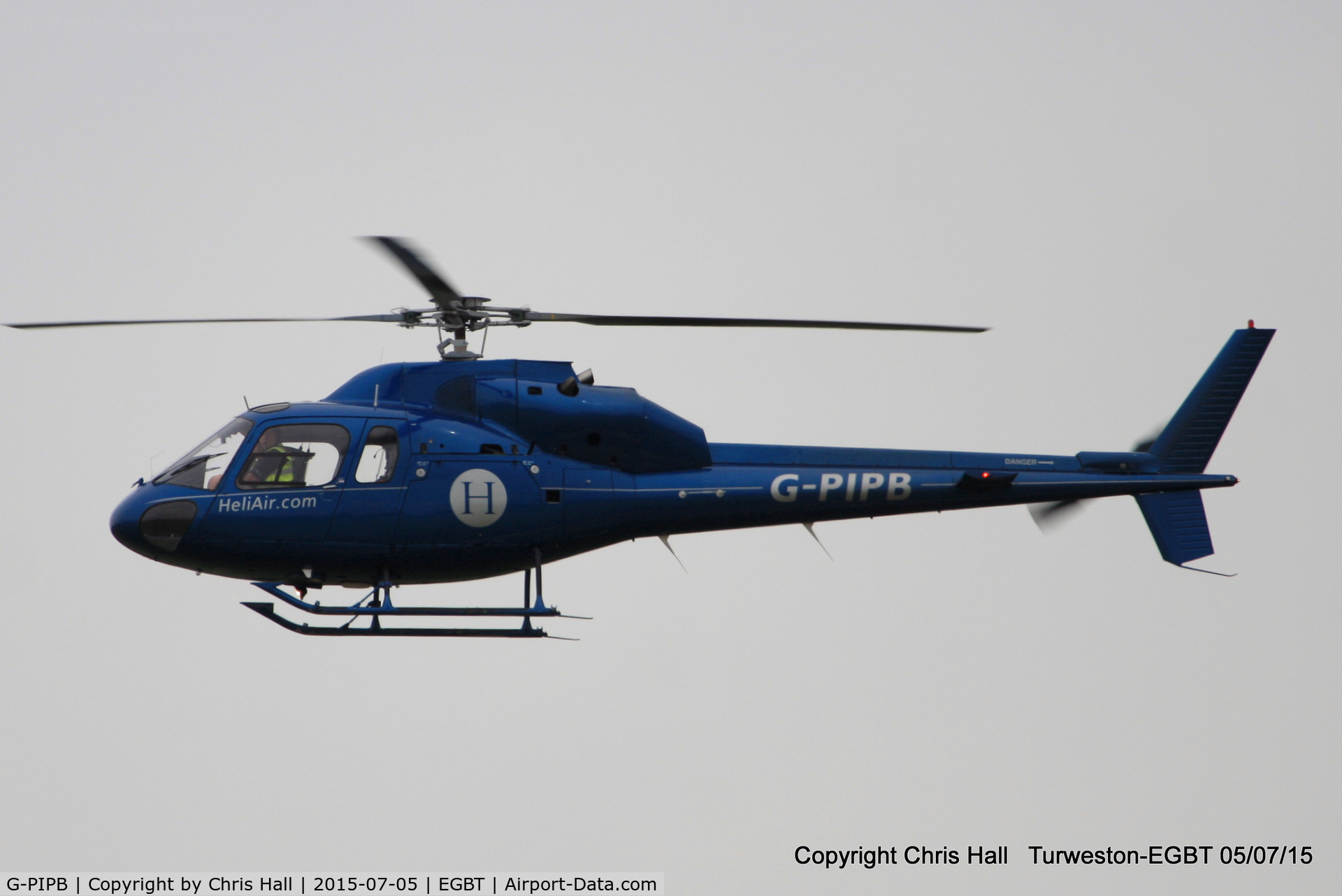 G-PIPB, 1983 Aerospatiale AS-355F-1 Ecureuil 2 C/N 5261, ferrying race fans to the British F1 Grand Prix at Silverstone