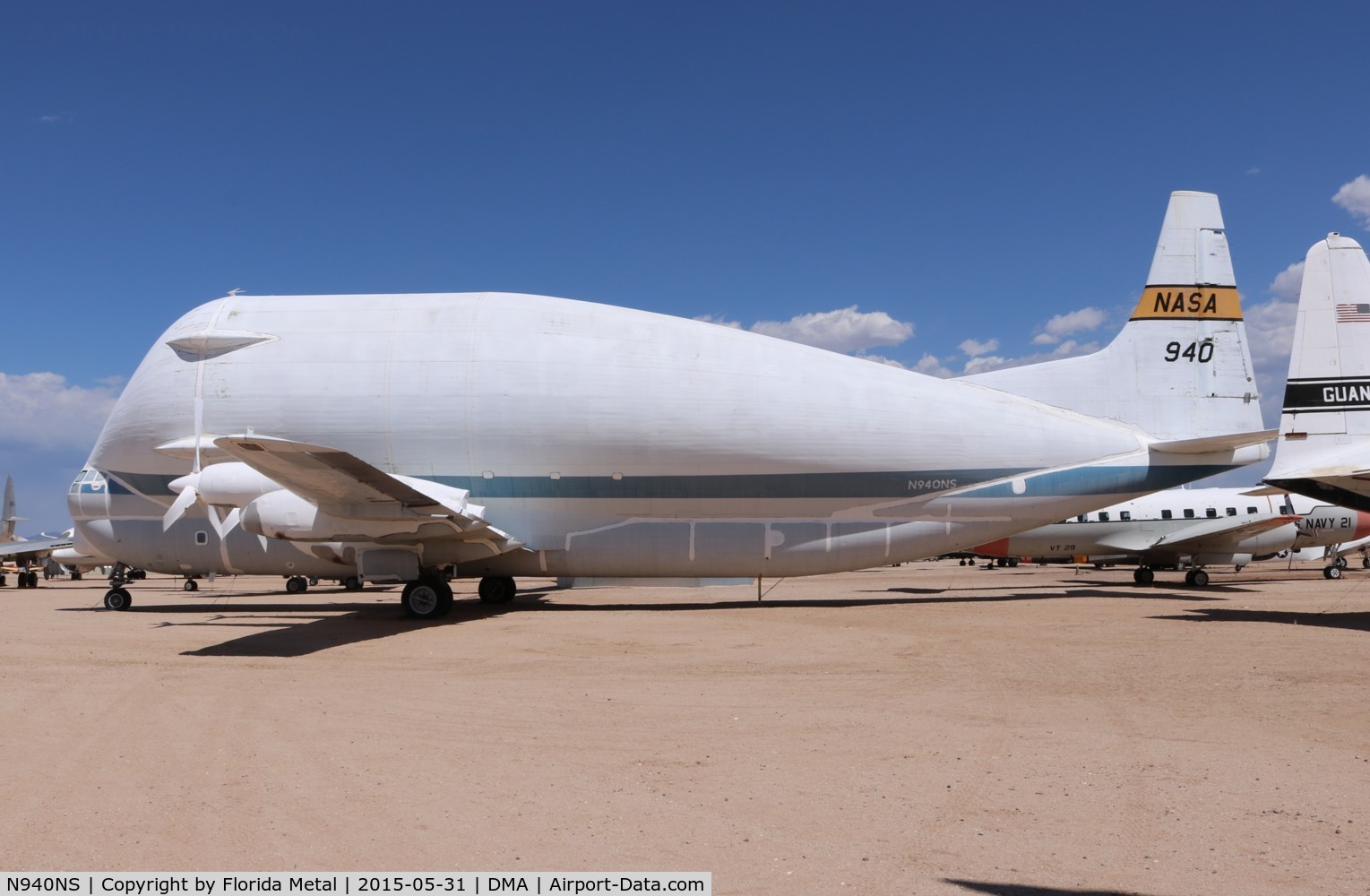 N940NS, 1949 Aero Spacelines 377SG Super Guppy C/N 15938, NASA Boeing 377 Super Guppy