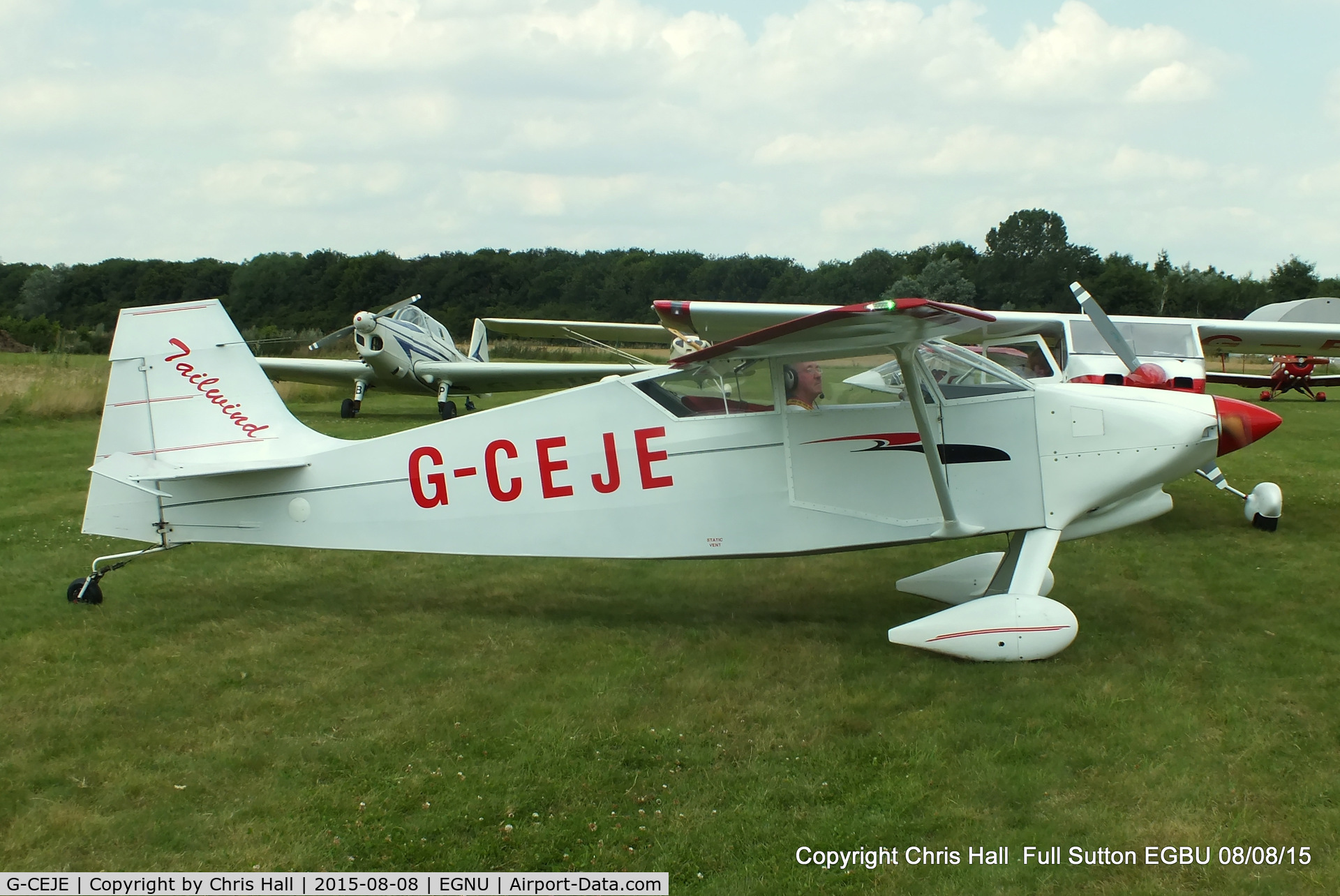 G-CEJE, 2007 Wittman W-10 Tailwind C/N PFA 031-14003, at the Vale of York LAA strut flyin, Full Sutton