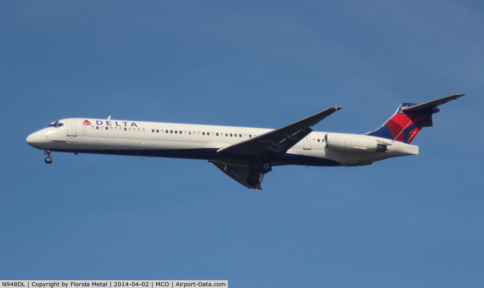 N948DL, 1989 McDonnell Douglas MD-88 C/N 49879, Delta