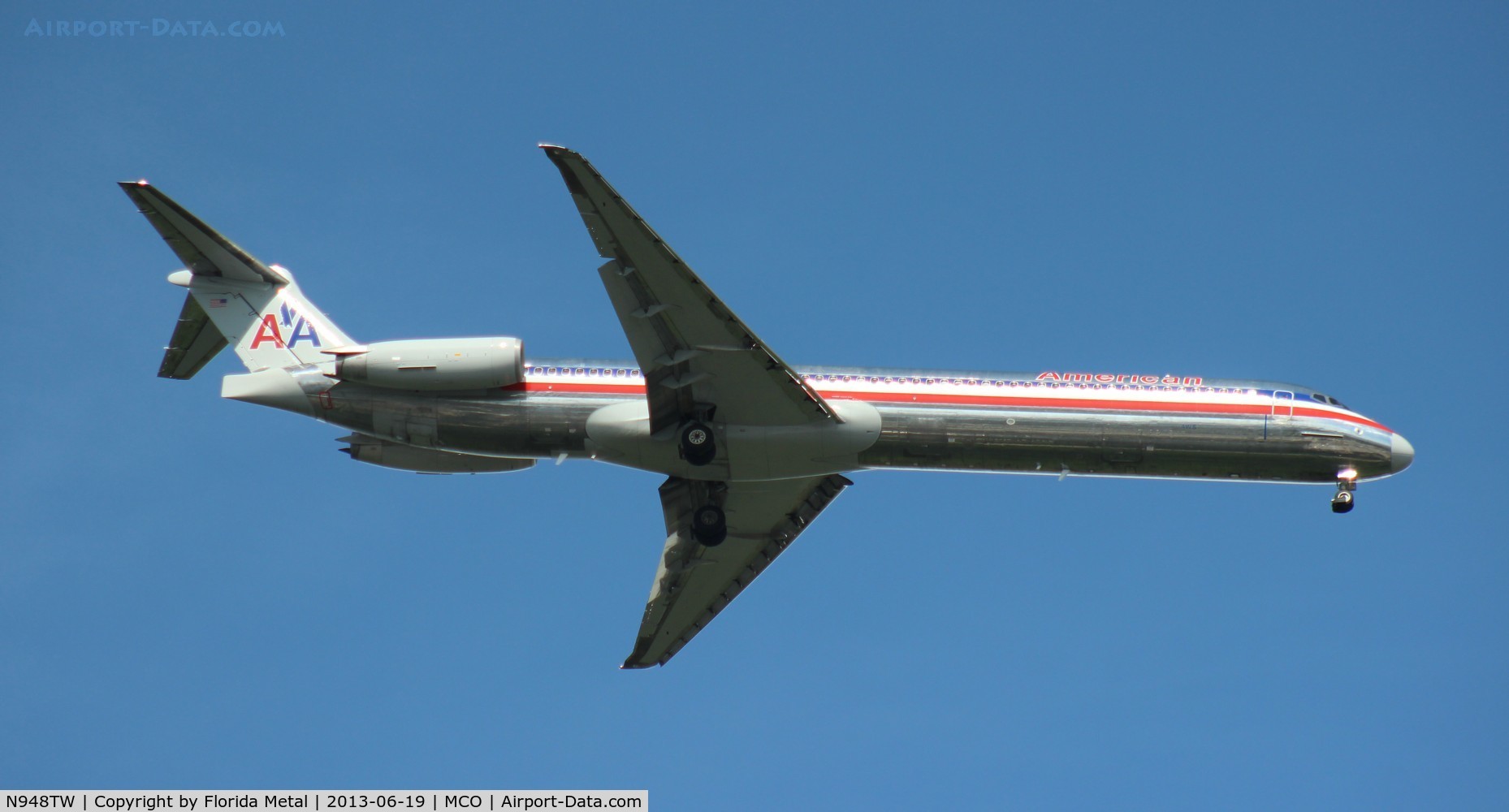 N948TW, 1987 McDonnell Douglas MD-83 (DC-9-83) C/N 49575, American