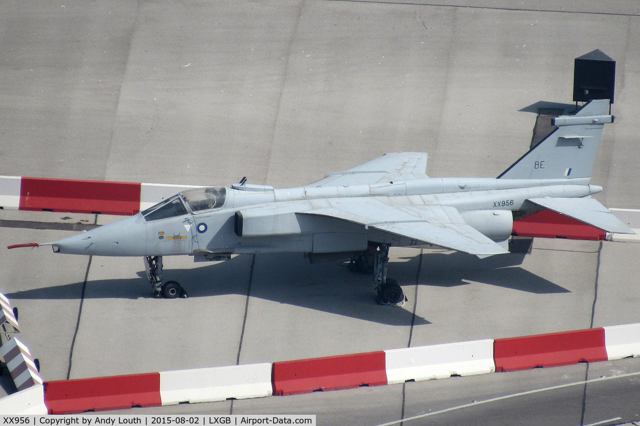 XX956, 1975 Sepecat Jaguar GR.1 C/N S.78, Preserved at RAF Gibraltar., August 2nd 2015.