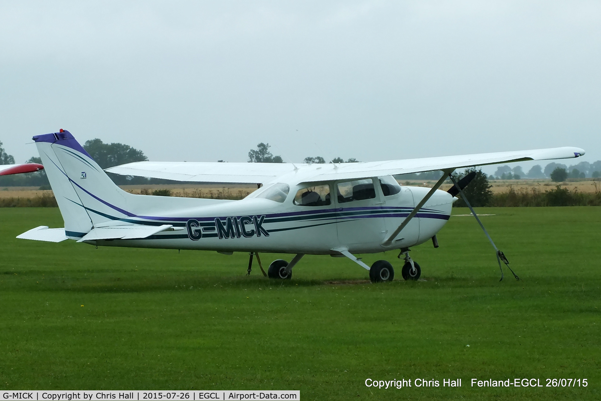 G-MICK, 1977 Reims F172N Skyhawk C/N 1592, at Fenland airfield