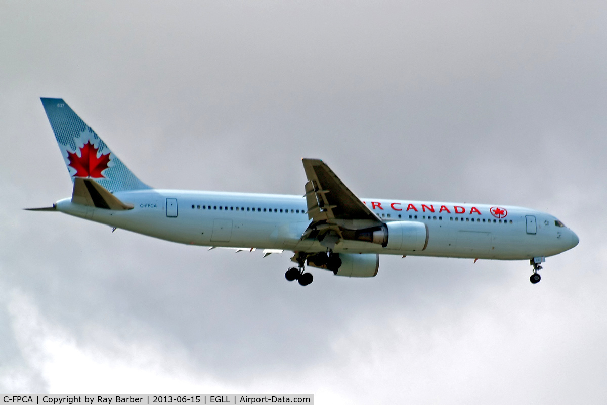 C-FPCA, 1989 Boeing 767-375 C/N 24306, Boeing 767-375ER [24306] (Air Canada) Home~G 15/06/2013. On approach 27L.