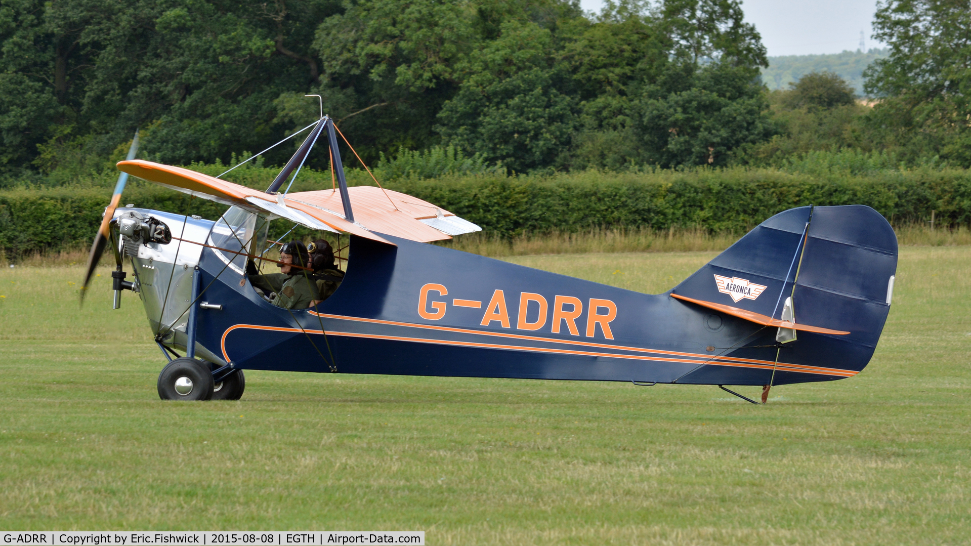 G-ADRR, 1936 Aeronca C-3 Collegian C/N A-734, 1. G-ADRR at The Shuttleworth Collection, Old Warden, Bedfordshire.