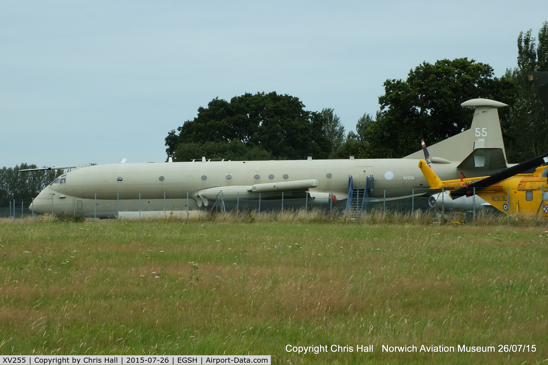 XV255, Hawker Siddeley Nimrod MR.2 C/N 8030, at the City of Norwich Aviation Museum