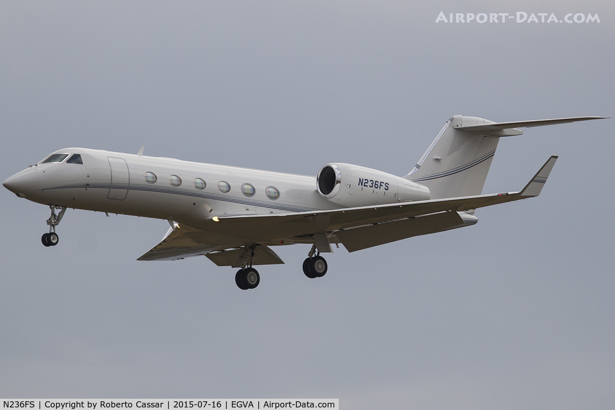 N236FS, 2011 Gulfstream Aerospace GIV-X (G450) C/N 4236, Fairford