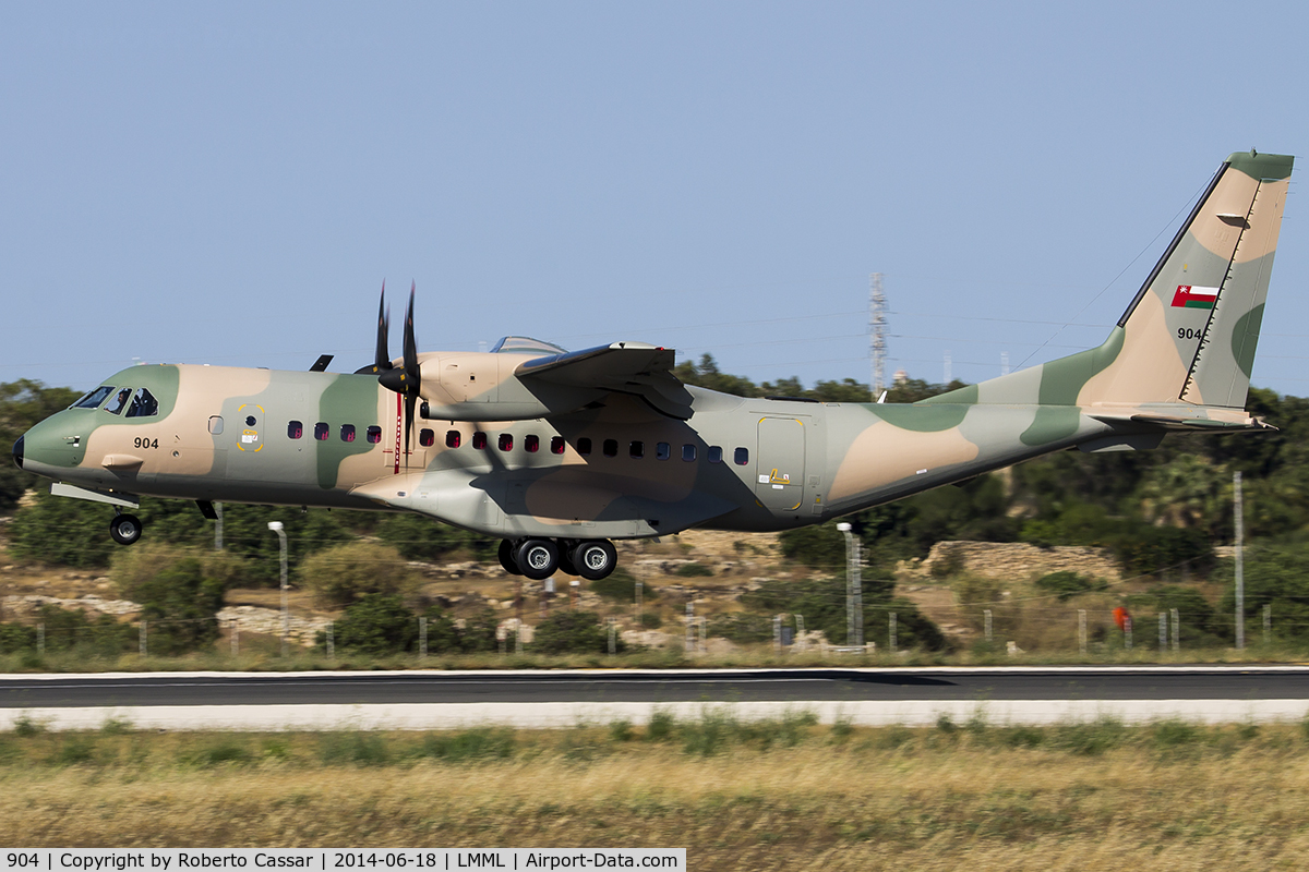 904, 2013 CASA C-295M C/N S-114, Runway 31