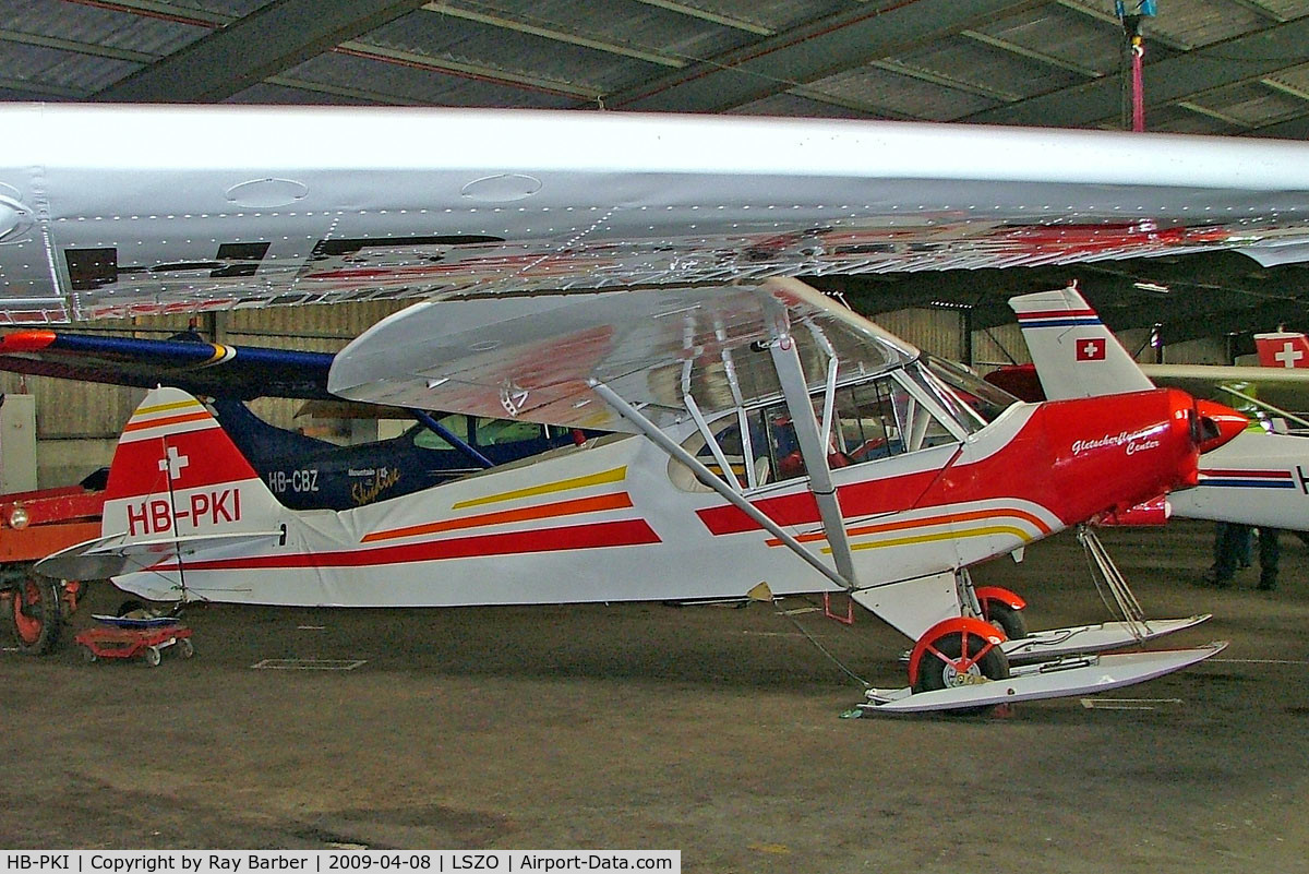 HB-PKI, 1961 Piper PA-18-150 Super Cub C/N 18-7692, Piper PA-18-150 Super Cub [18-7692] Luzern/Beromunster~HB 08/04/2009