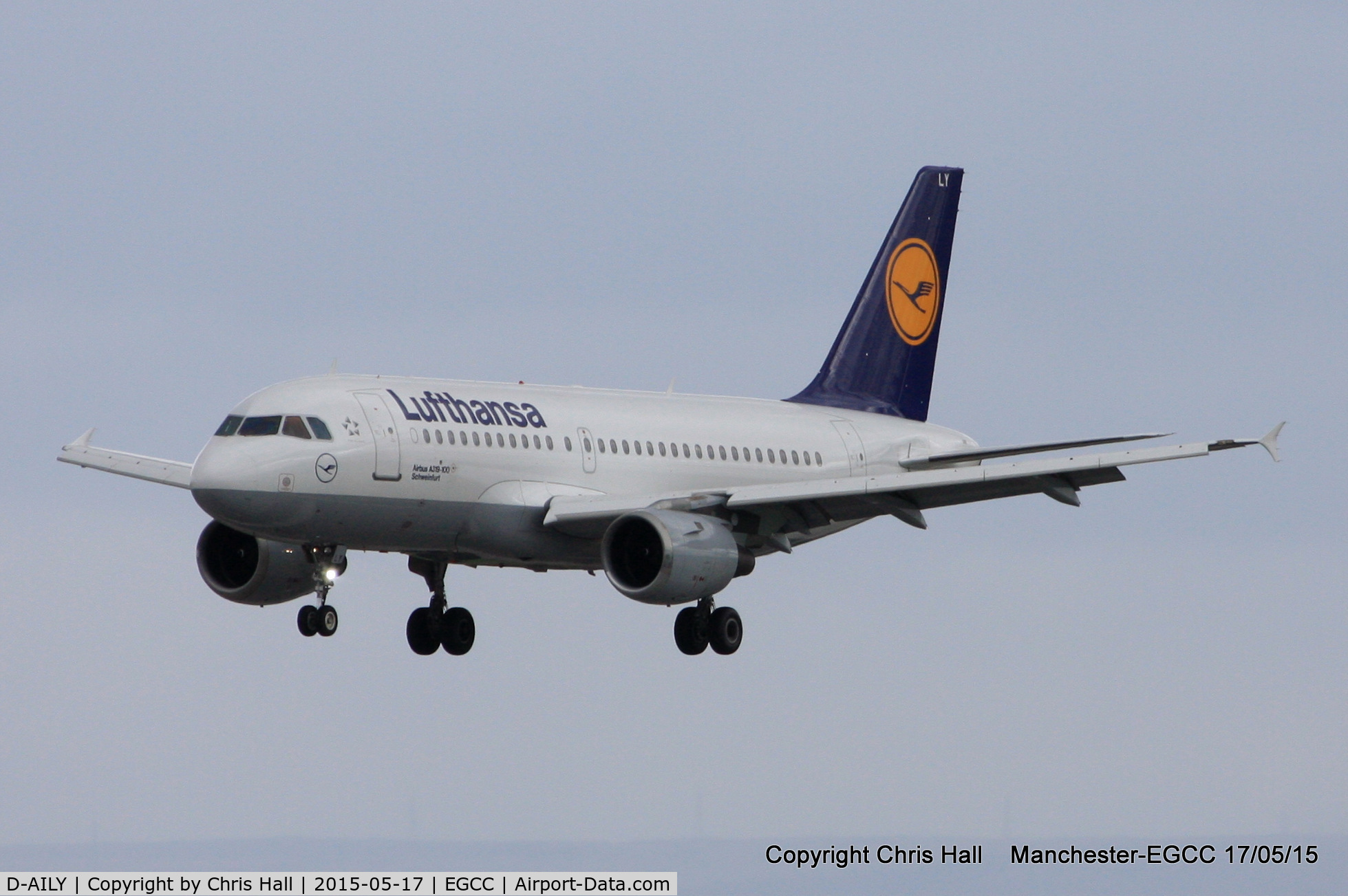 D-AILY, 1998 Airbus A319-114 C/N 875, Lufthansa