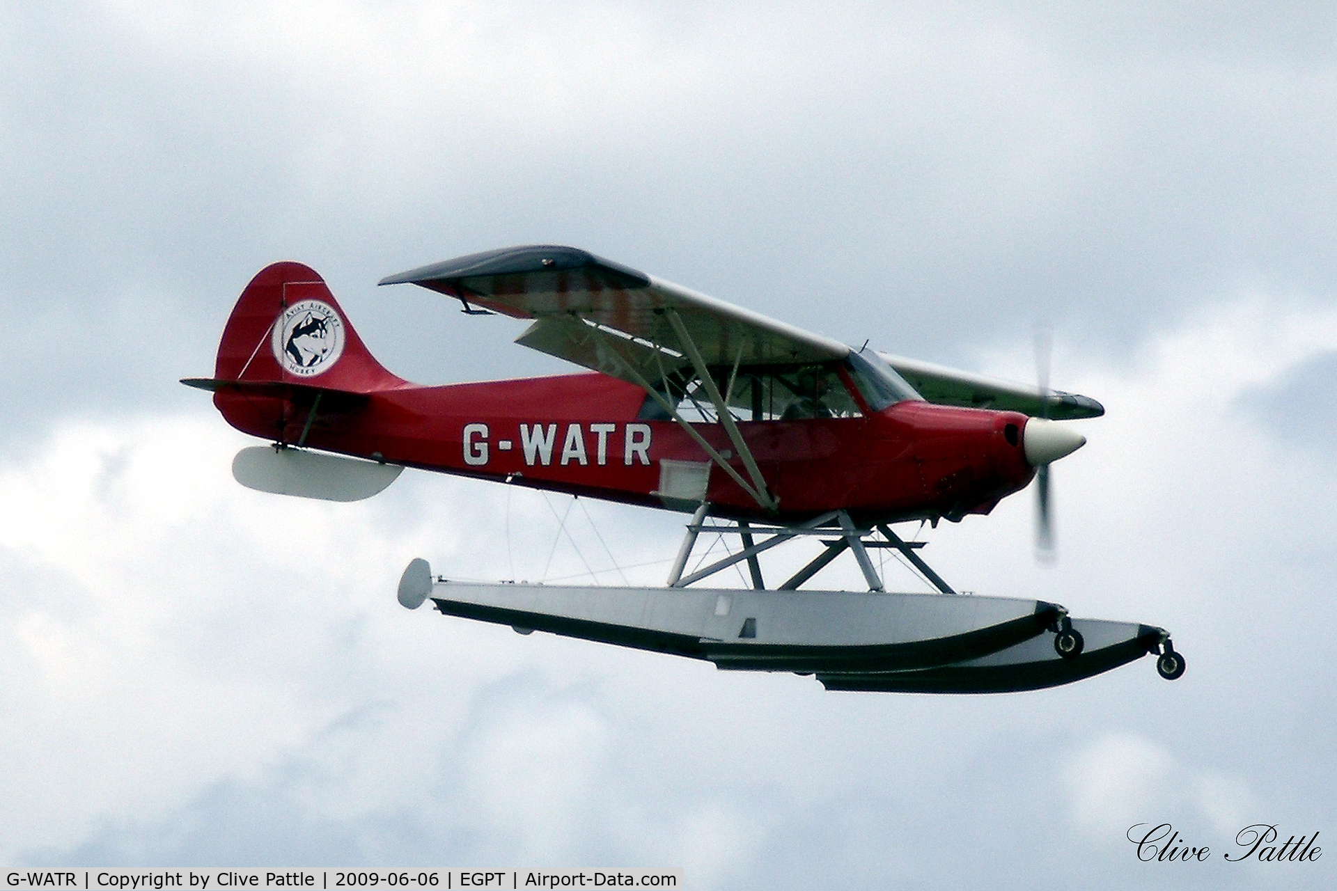 G-WATR, 1988 Christen A-1 Husky C/N 1040, Pictured during its display at the 2009 Perth Airshow held at EGPT