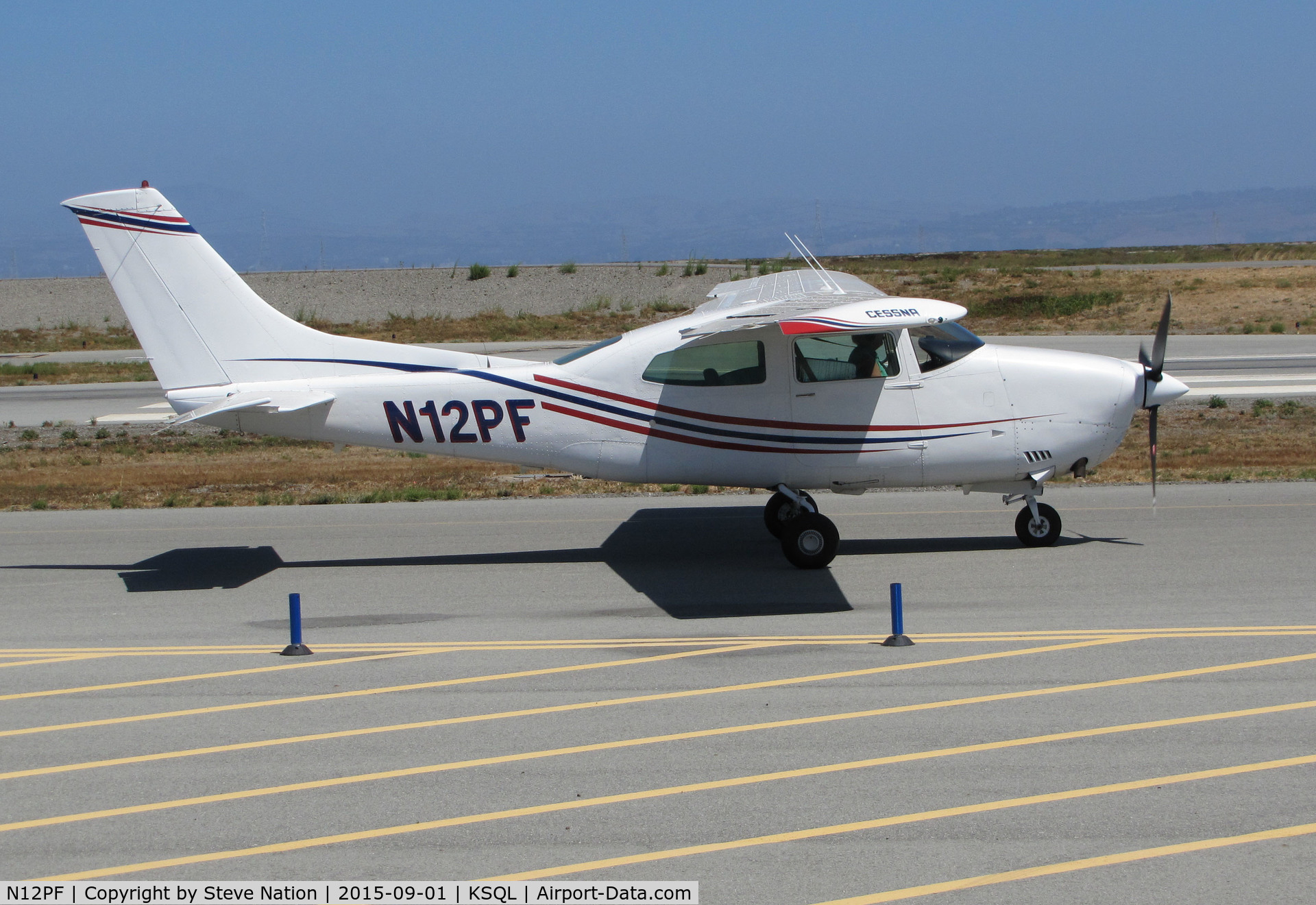 N12PF, 1977 Cessna T210M Turbo Centurion C/N 21062401, Locally-based 1977 Cessna T210M @ San Carlos Airport, CA