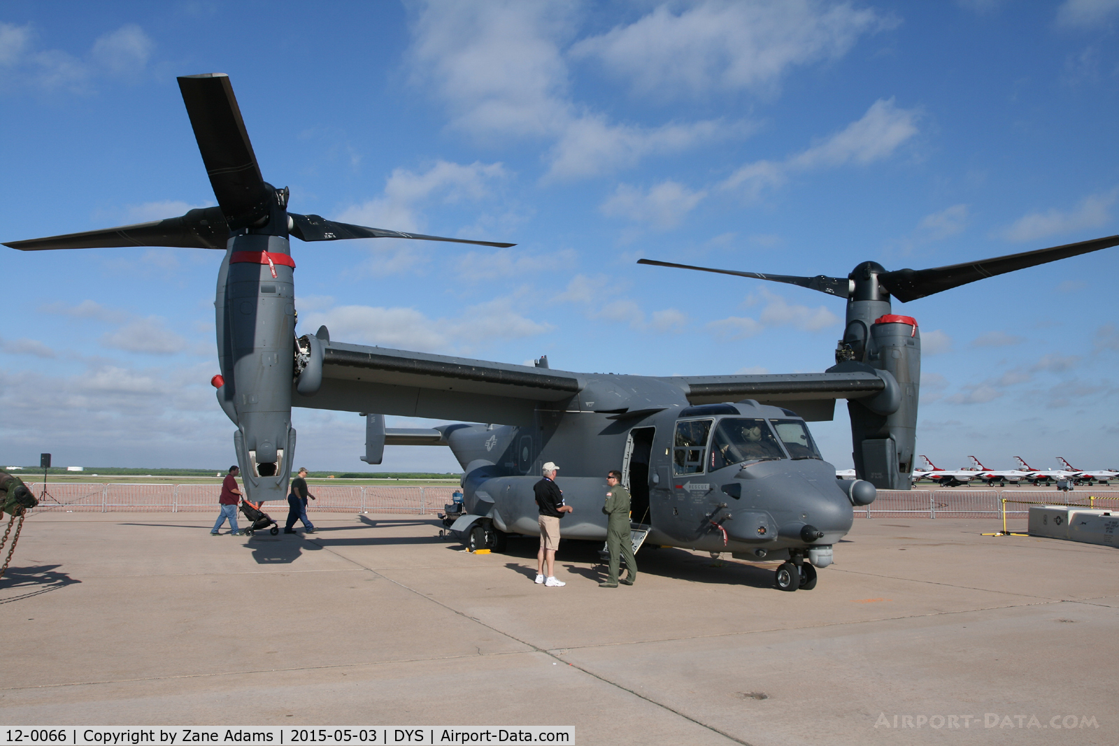 12-0066, 2012 Bell CV-22 C/N D1047, At the 2015 Big Country Airshow - Dyess AFB, Texas