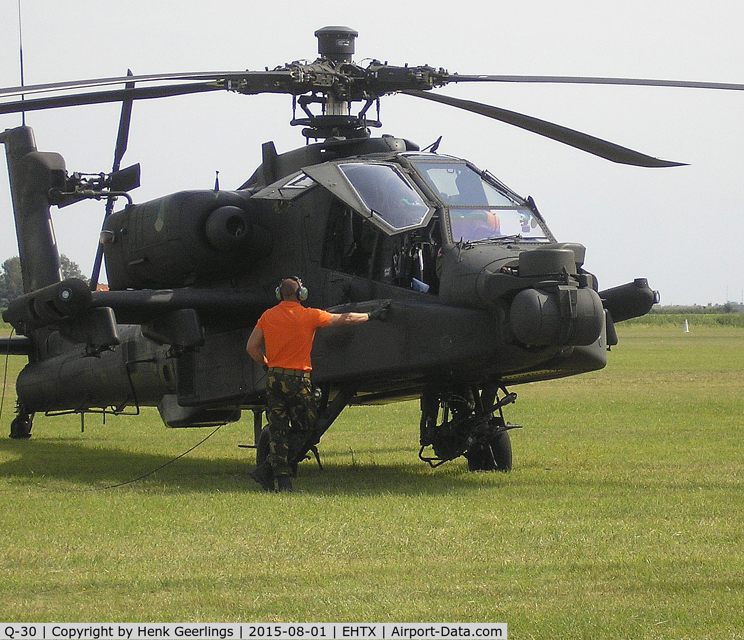 Q-30, Boeing AH-64D Longbow Apache C/N DN030, Texel Airshow