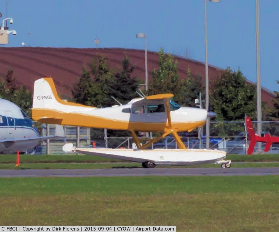 C-FBGI, 1970 Cessna A185E Skywagon 185 C/N 18501767, Just arrived, taxing in.