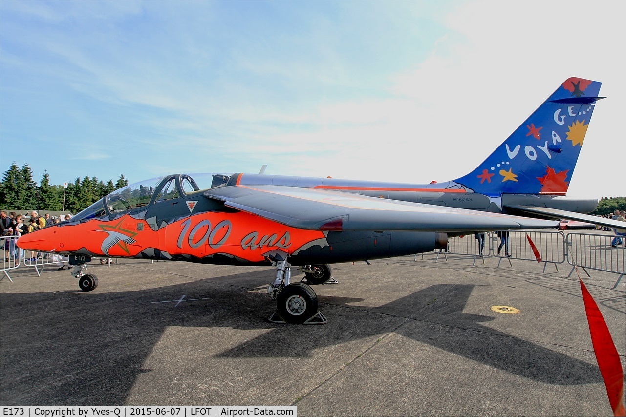 E173, Dassault-Dornier Alpha Jet E C/N E173, Dassault-Dornier Alpha Jet E (F-UHMA), Static display, Tours Air Base 705 (LFOT-TUF) Air show 2015