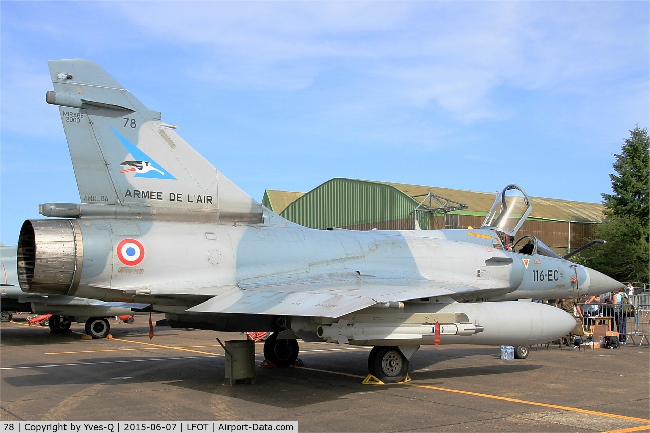 78, Dassault Mirage 2000-5F C/N 318, Dassault Mirage 2000-5F (116-EC), Static display, Tours Air Base 705 (LFOT-TUF) Air show 2015