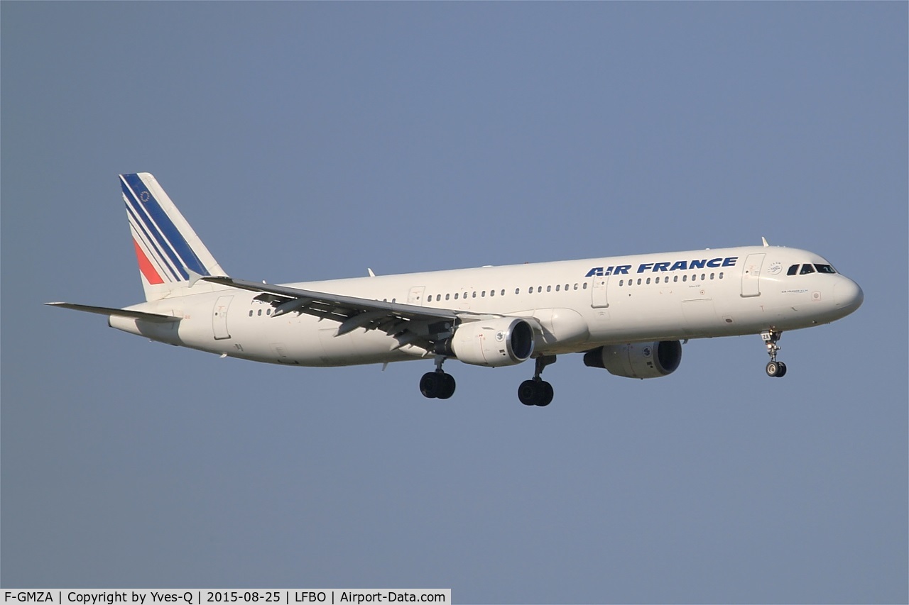 F-GMZA, 1994 Airbus A321-111 C/N 498, Airbus A321-111, Short approach rwy 14L, Toulouse-Blagnac airport (LFBO-TLS)
