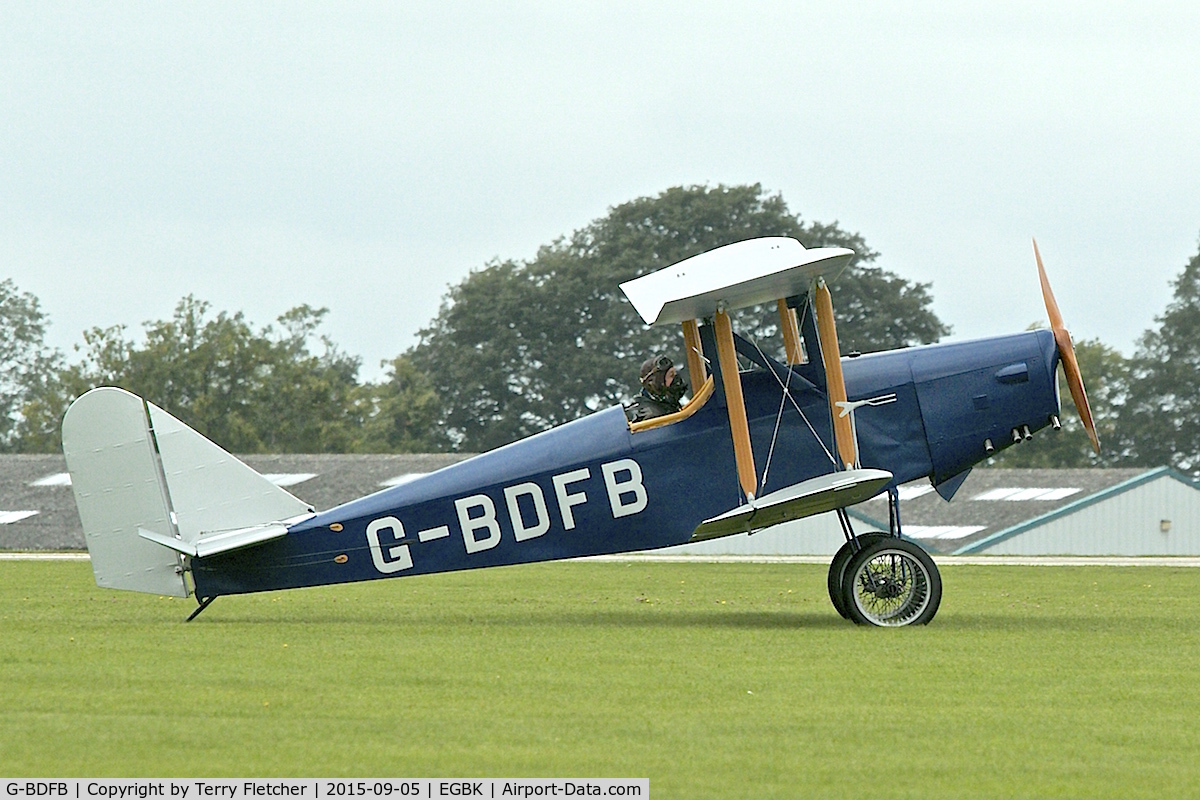 G-BDFB, 1991 Currie Wot C/N PFA 3008, At 2015 LAA Rally