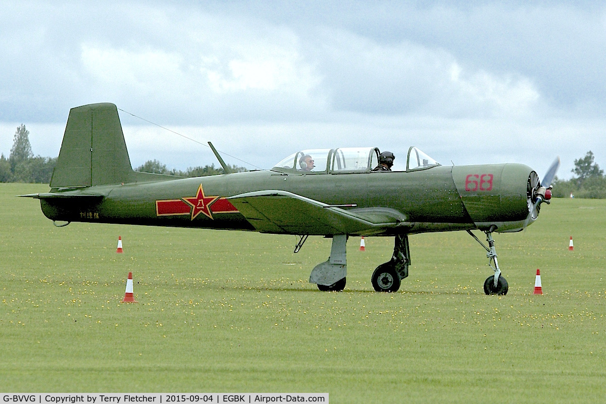 G-BVVG, 1966 Nanchang CJ-6A Chujiao C/N 2751219, At 2015 LAA Rally