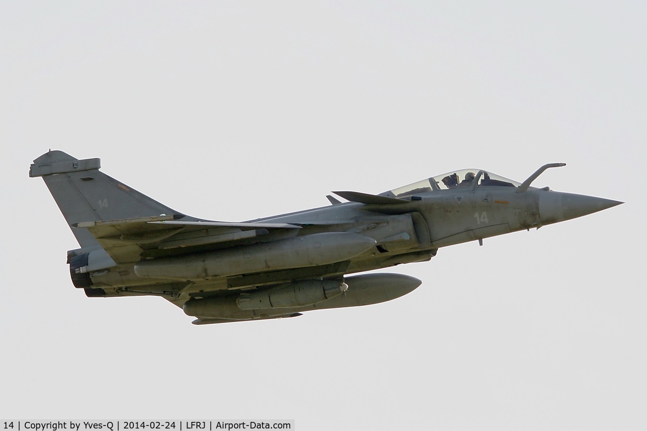 14, Dassault Rafale M C/N 14, Dassault Rafale M, Take off rwy 26, Landivisiau Naval Air Base (LFRJ)