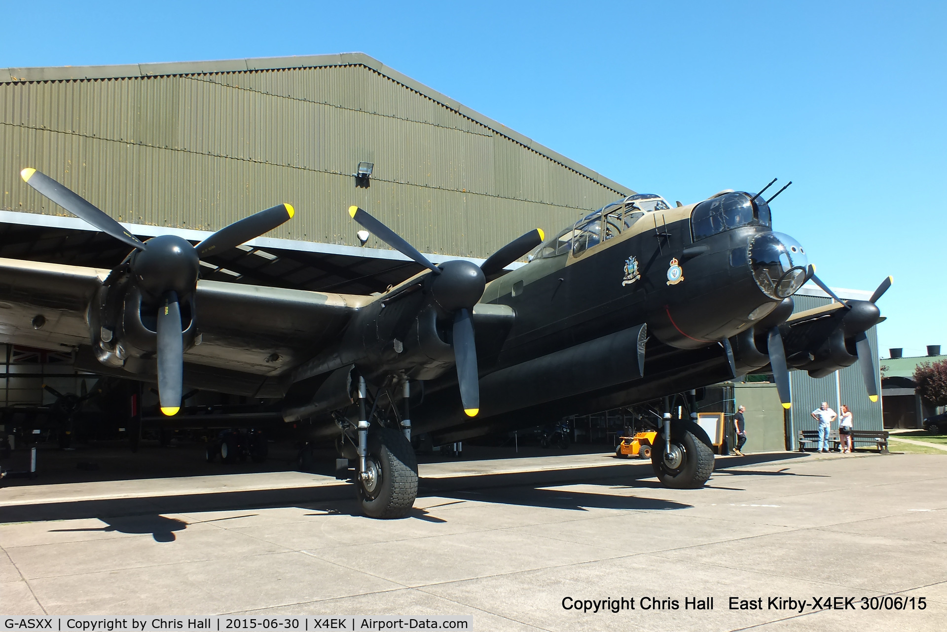 G-ASXX, 1945 Avro 683 Lancaster B7 C/N Not found NX611, at the Lincolnshire Aviation Heritage Centre, RAF East Kirkby