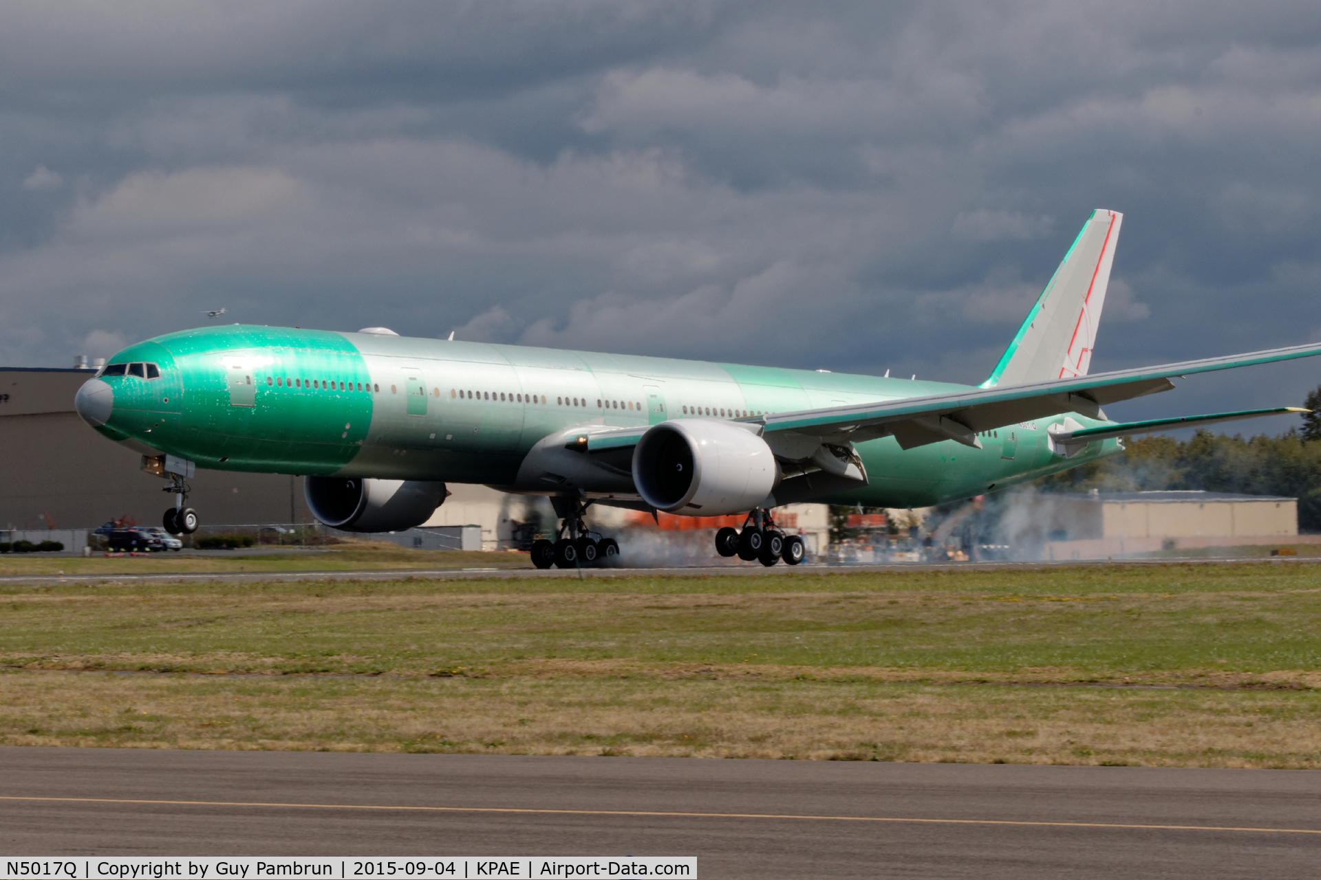 N5017Q, 2015 Boeing 777-309ER C/N 43980, Test flight