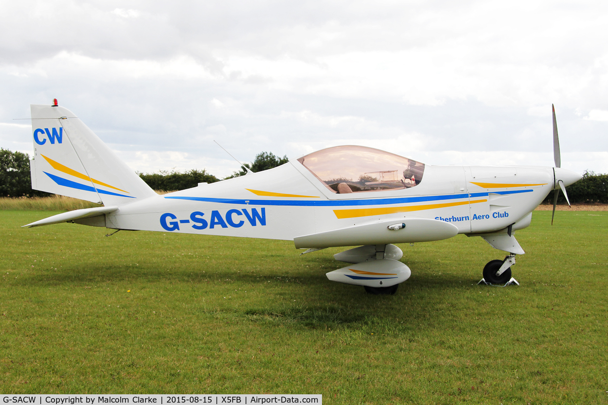 G-SACW, 2011 Aero AT-3 R100 C/N AT3-058, Aero AT-3 R100, Fishburn Airfield, August 15th 2015.