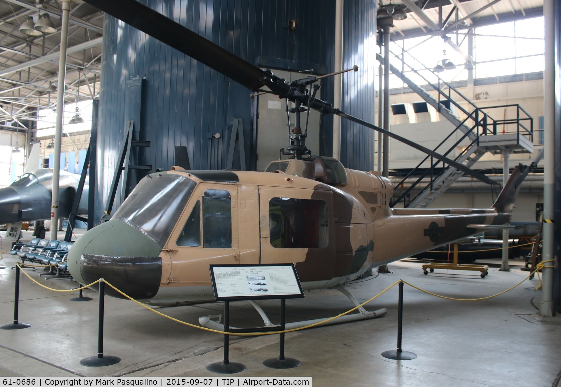 61-0686, Bell UH-1B Iroquois C/N 266, Bell UH-1B
