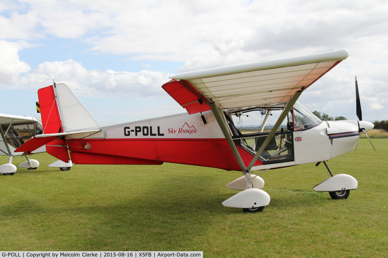 G-POLL, 2004 Best Off Skyranger 912(1) C/N BMAA/HB/290, Best Off Skyranger 912(1), a visitor to Fishburn Airfield, August 16th 2015.