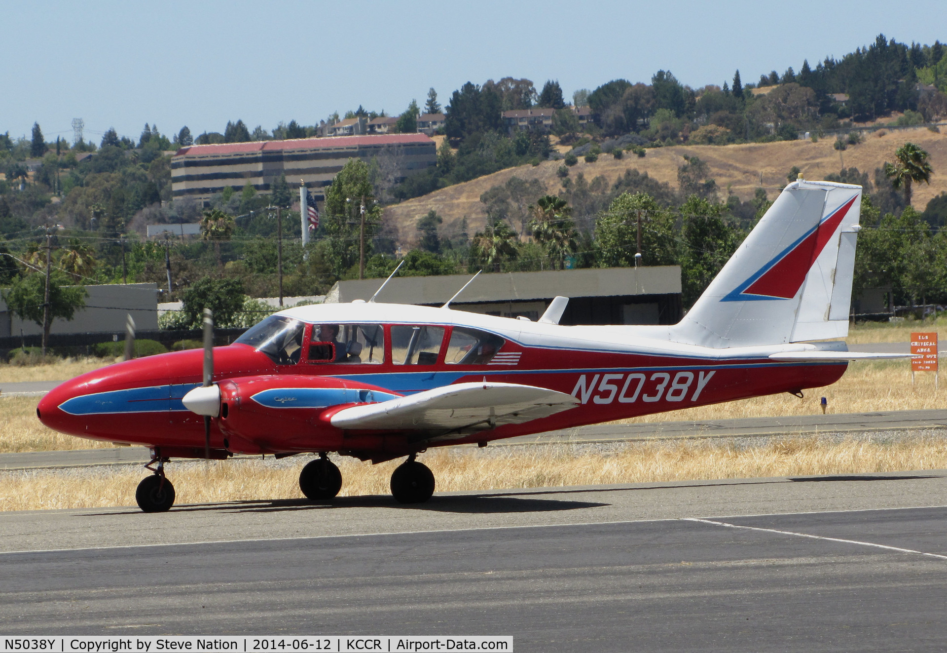 N5038Y, 1962 Piper PA-23-250 Aztec C/N 27-2044, Aileron Buzz LLC (Daytona Beach, FL) 1962 PA-23-250 Aztec @ Buchanan Field-Concord, CA