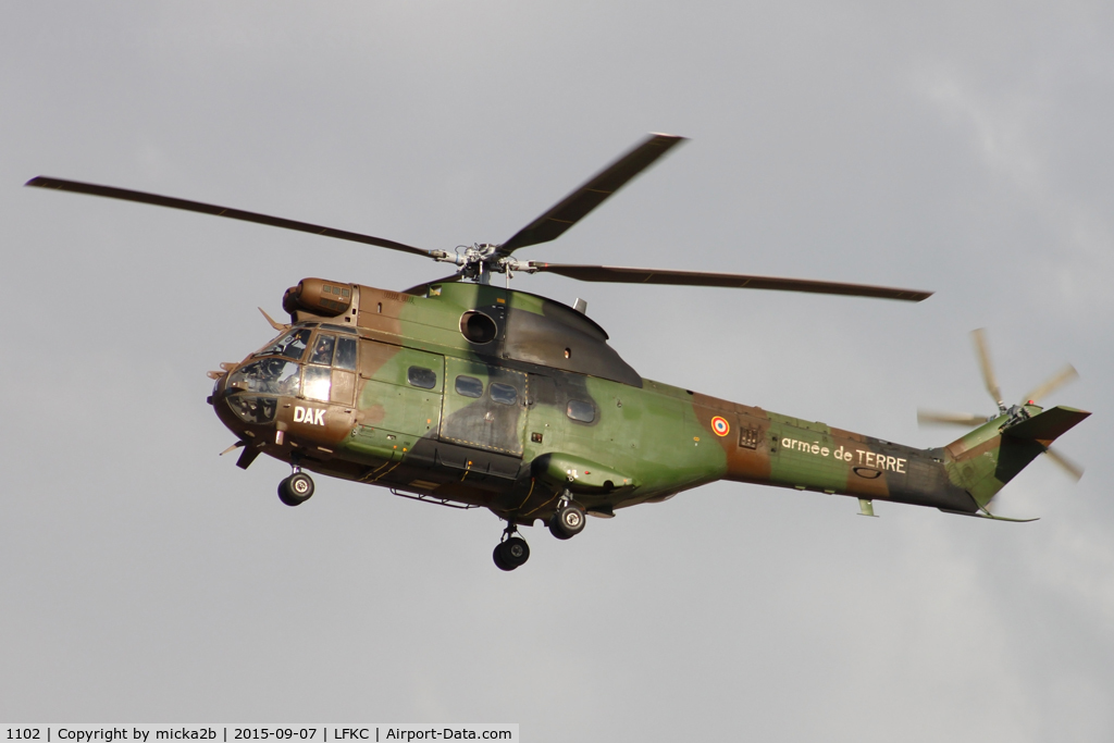 1102, Aérospatiale SA-330B Puma C/N 1102, In flight