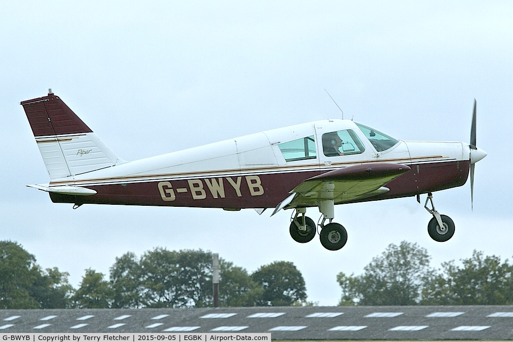 G-BWYB, 1961 Piper PA-28-160 Cherokee Cherokee C/N 28-263, At 2015 LAA Rally at Sywell